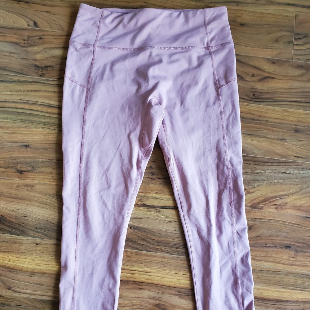 Women's High-Waist Pink Active Leggings